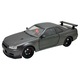 Nissan Skyline GT-R R34 Carbon Look Fém Die-Cast Autómodell 1/24 hanggal, fényekkel, nyitható ajtókkal és motorháztetővel