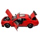 Macheta Auto Dodge Challenger SRT Hellcat Piros 1:24 Fém Die-Cast Fényekkel és Hangokkal