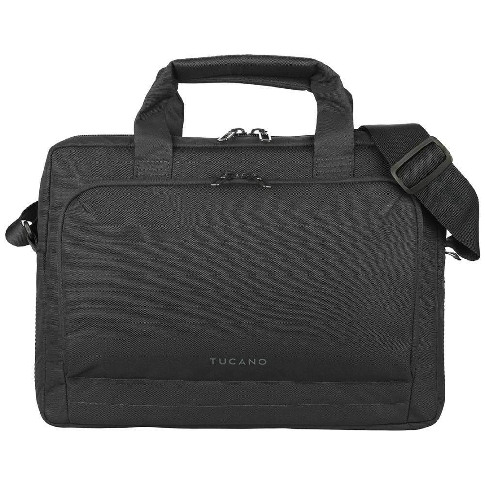 Geanta laptop Tucano Star compatibila cu laptop 12 inch / MacBook 13 inch, Negru