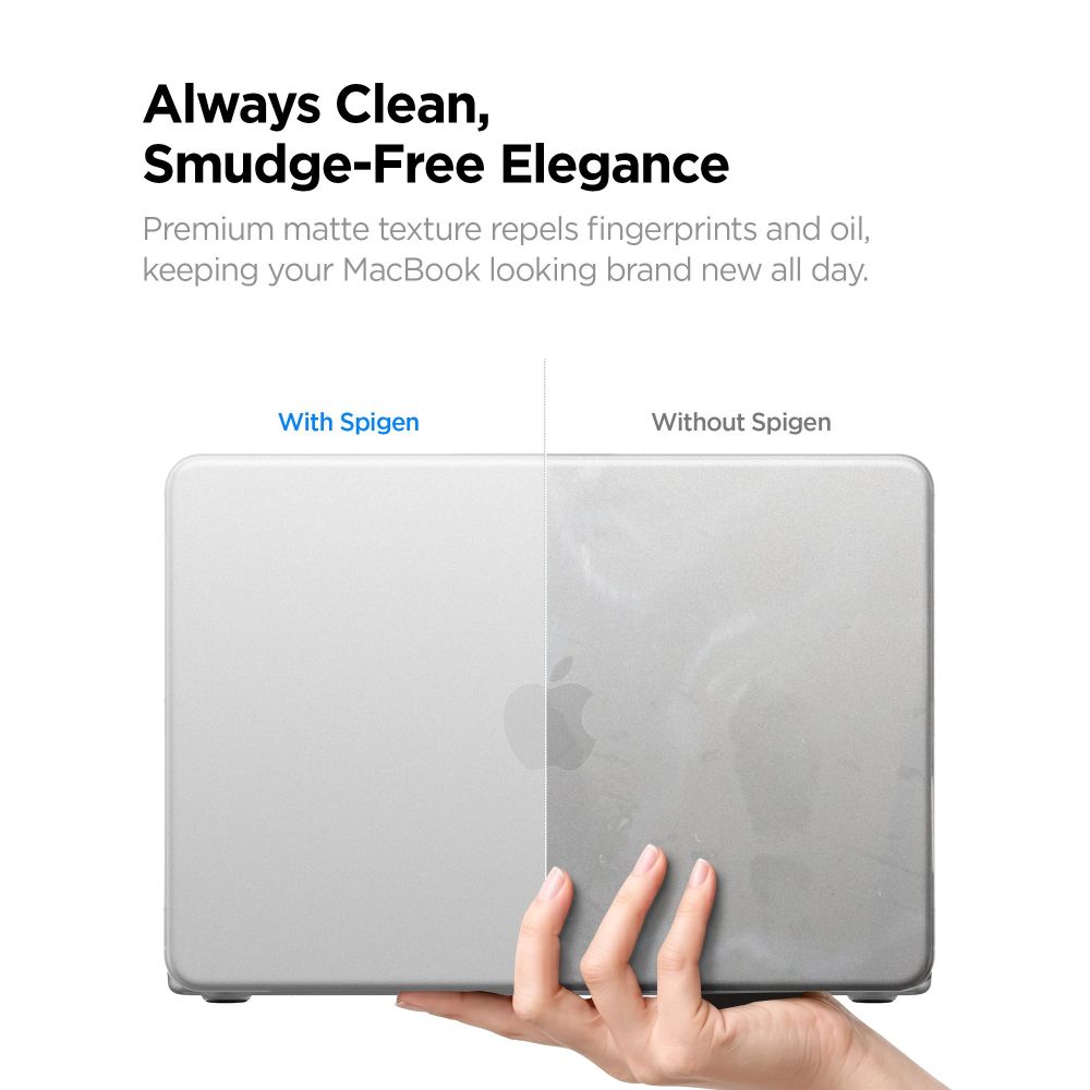 Carcasa laptop Spigen AirSkin compatibila cu MacBook Neo 13 inch, Transparent