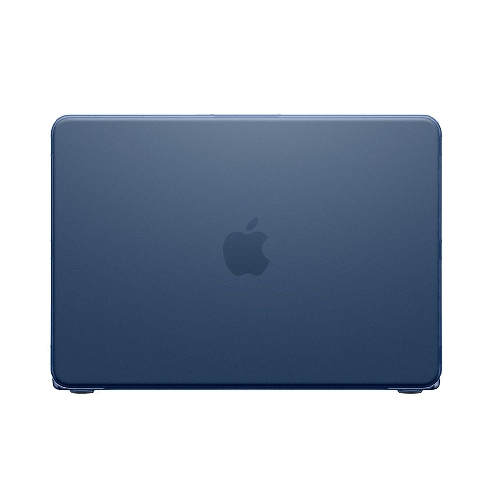 Carcasa laptop Spigen AirSkin compatibila cu MacBook Neo 13 inch, Transparent / Albastru