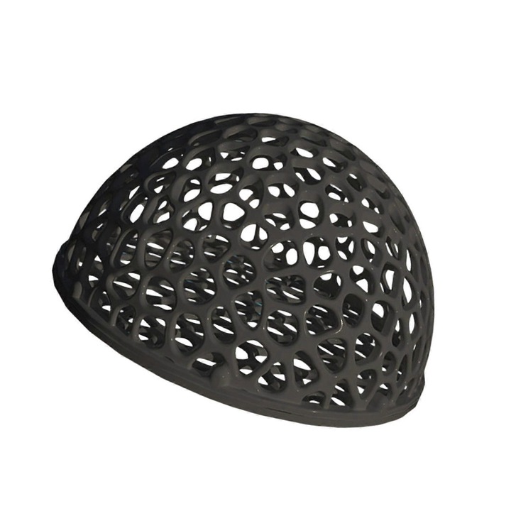 Adapost plastic pentru acvariu, 10.3x5.5cm, negru-albastru-verde-alb