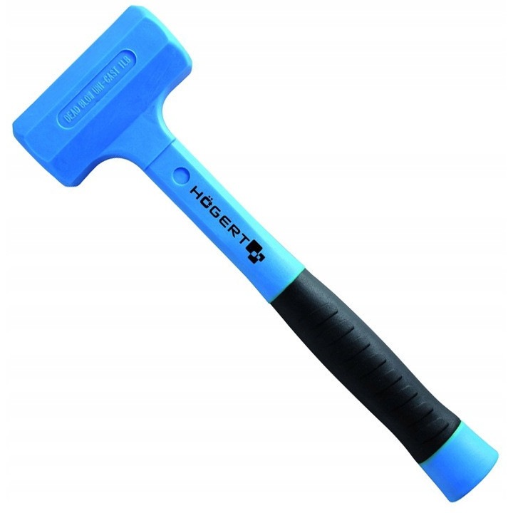 Ciocan fara recul Hogert Technik HT3B091, cauciucat, 680g