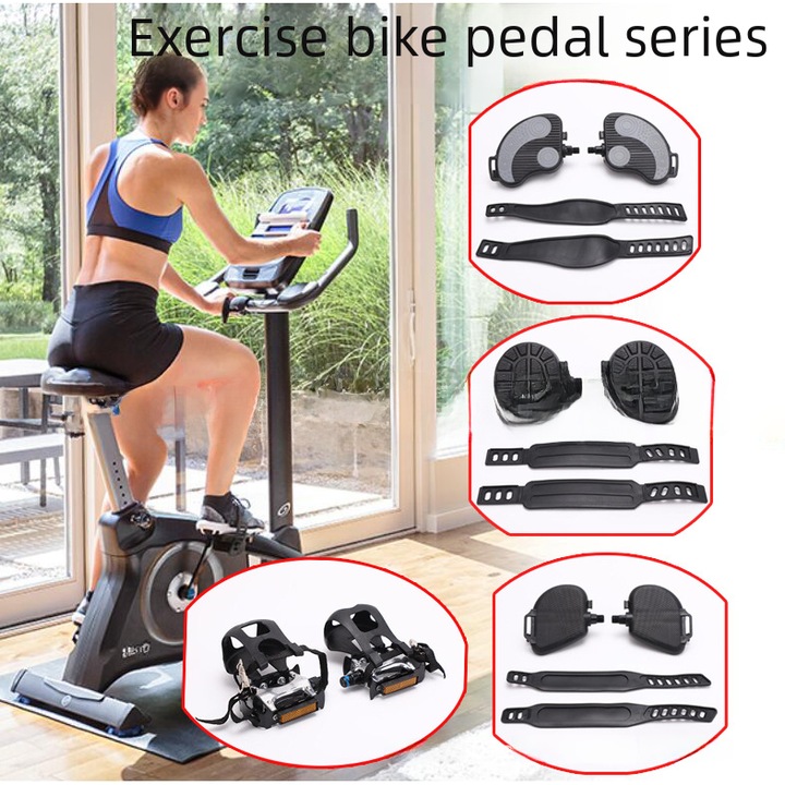 Carmdering mágneses fekete fitnesz kerékpár pedál 1/2 fog