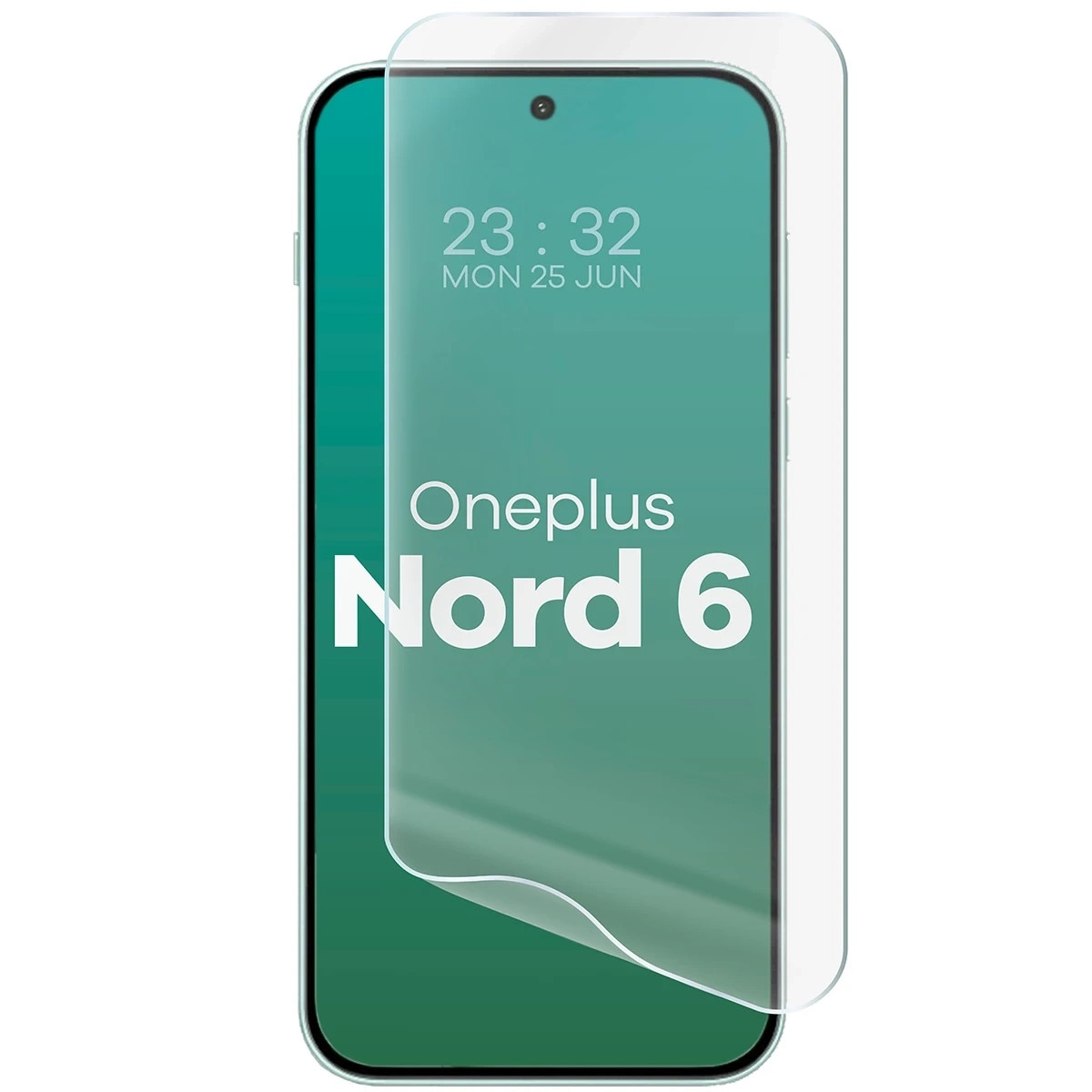 Folie protectie Bizon Film Hydrogel compatibila cu OnePlus Nord 6, Transparent