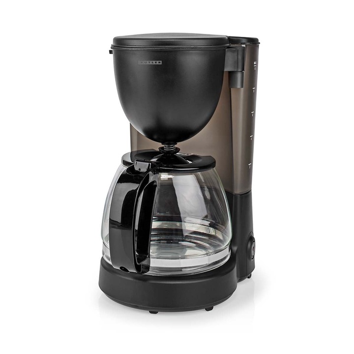 Aparat de cafea cu 10 cesti, 1, 25 L, 750 W, Mentine la cald, Oprire automata