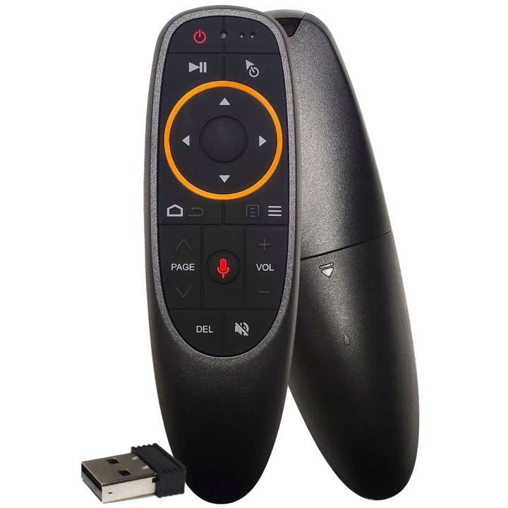 Telecomanda multifunctionala G10s, indicator mouse, negru, 14.3x4.5x2.9cm
