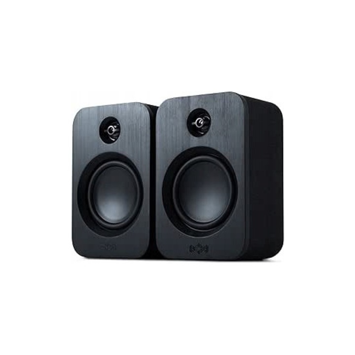 Boxe Bluetooth House of Marley Get Together Duo, 15W, negru, 2.0, 30m, 25h, 3.36kg