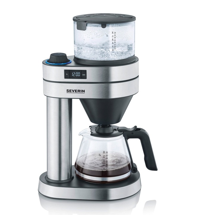 Aparat de cafea, capacitate 12 cesti, otel inoxidabil