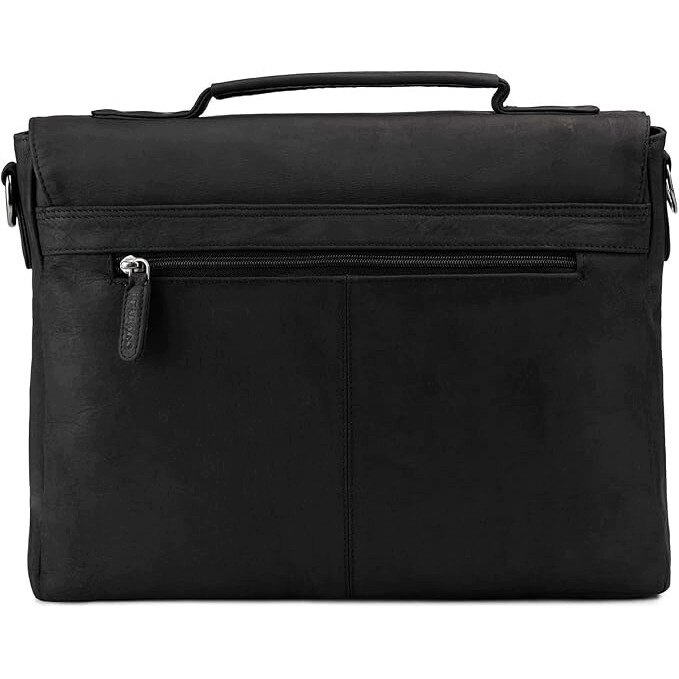 Geanta laptop Leabags Vintage pentru 15 inch maro