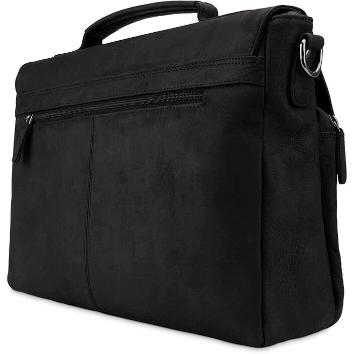 Geanta laptop Leabags Vintage pentru 15 inch maro