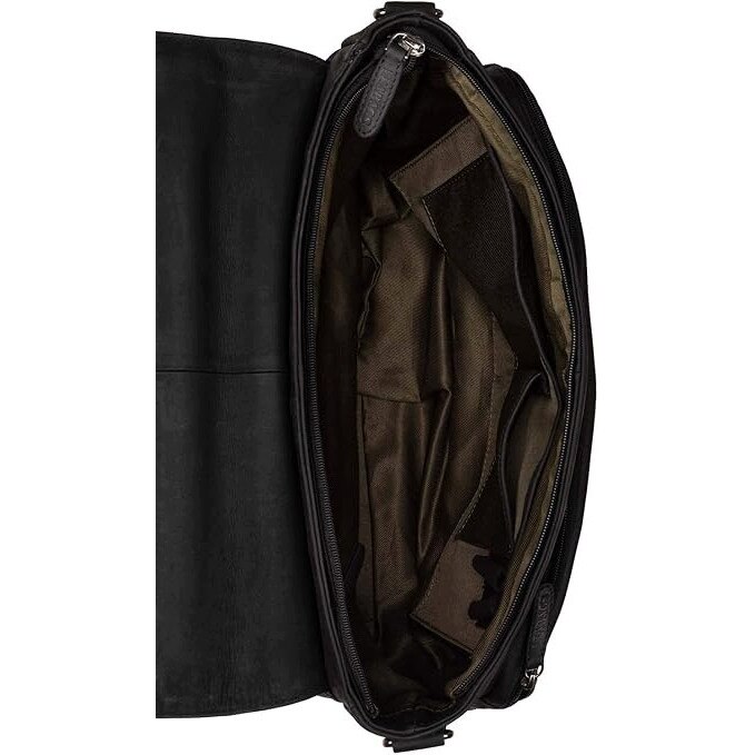 Geanta laptop Leabags Vintage pentru 15 inch maro
