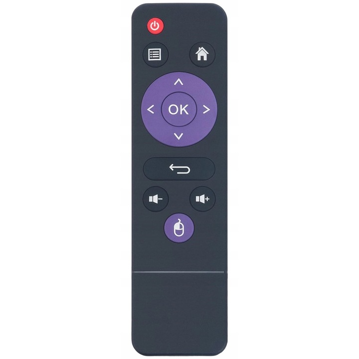 Telecomanda inlocuitor pentru Smart TV Box H96 Max X3, rezistenta, usor de utilizat, negru