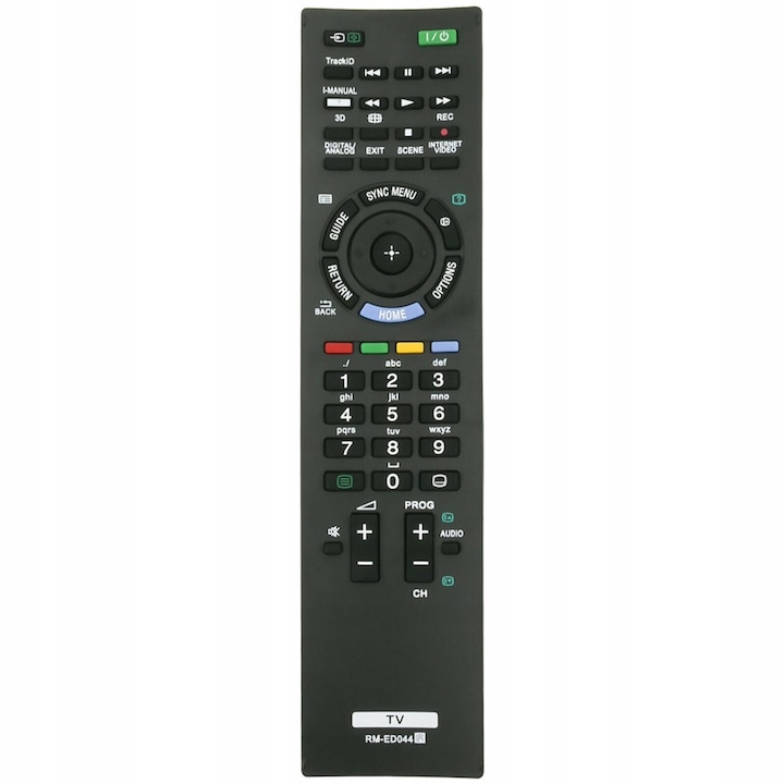 Telecomanda inlocuitor RM-ED044, simpla, durabila, neagra