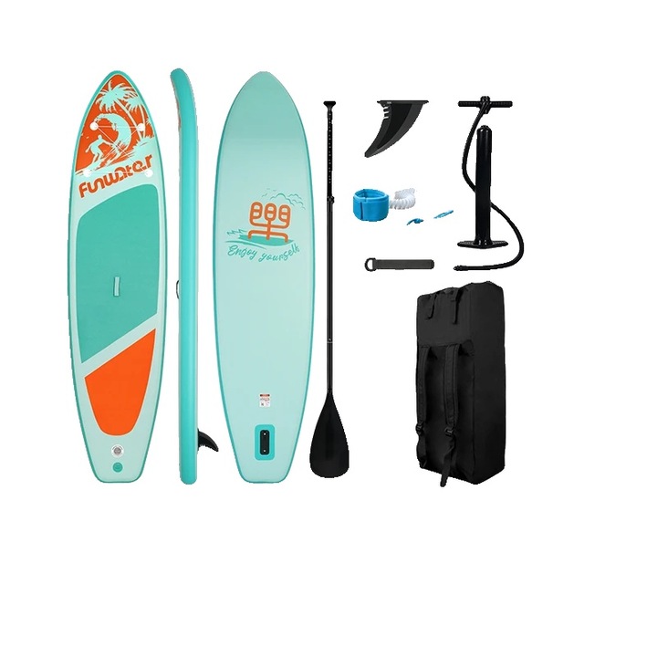Дъска за Stand Up Paddle 11 фута, 350x87x15см, PVC, стабилна, преносима