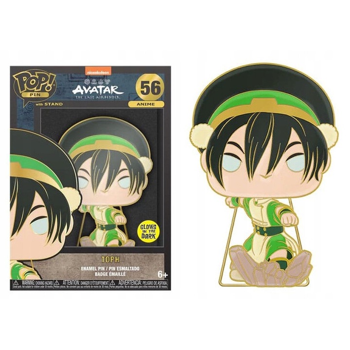 Фигурка Funko Pop Toph Avatar The Last Airbender 9см с пин