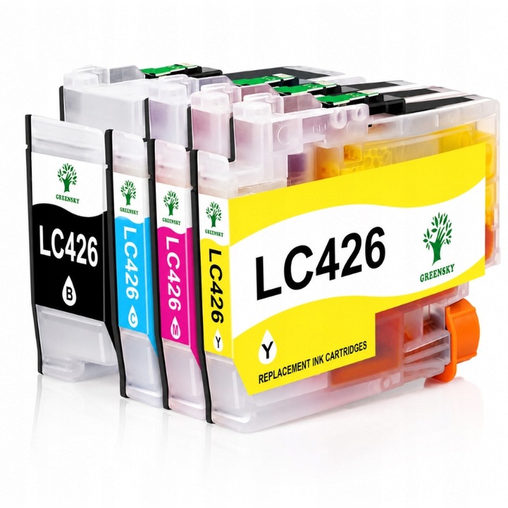 4 db LC426XL kompatibilis tintapatron készlet, fekete cián magenta sárga, 4 szín