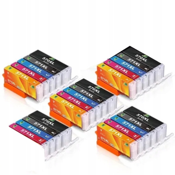 Tintapatron készlet 570XL 571XL Canon Pixma-hoz, többszínű, 24ml/13ml