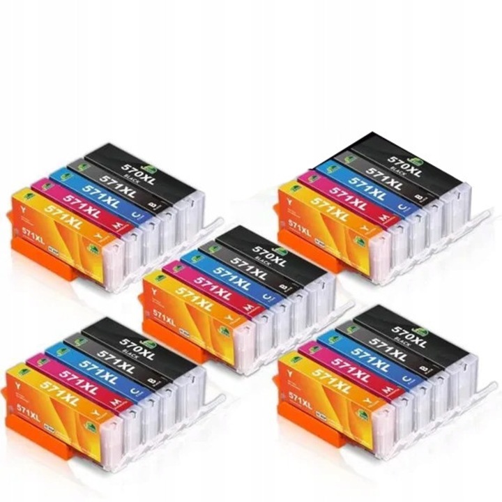 JARBO 570XL 571XL többszínű tintapatron készlet, 25 db, 13ml 24ml