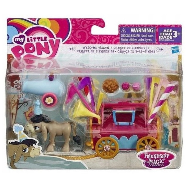 Комплект приятели My Little Pony, фигурка, вагон, 21x17x6см