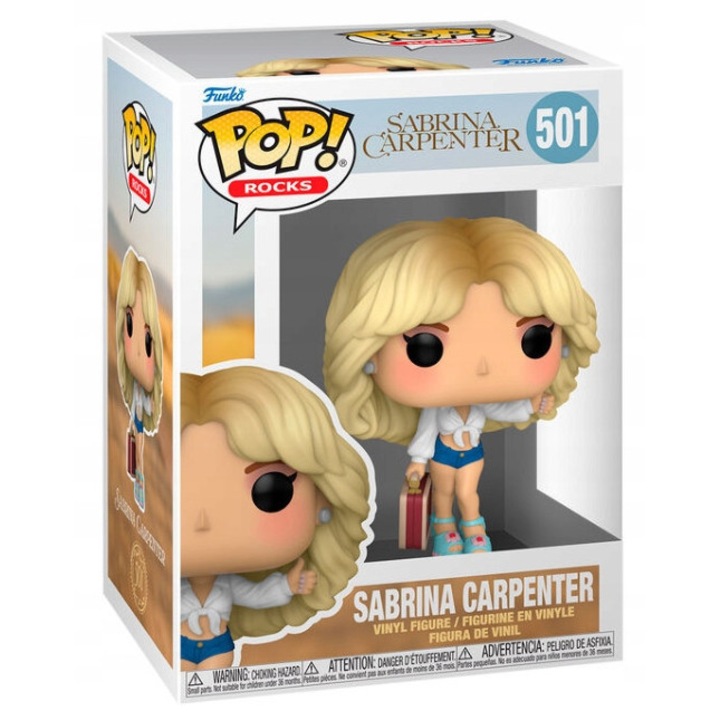 Винилова фигурка Funko Pop Sabrina Carpenter 9x11x16cm многоцветна