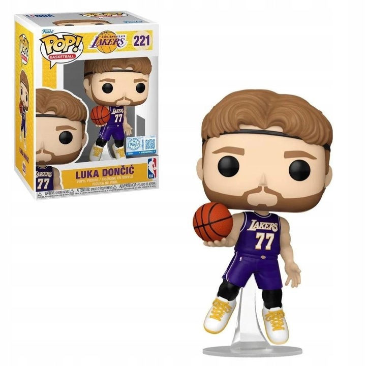Колекционерска фигурка Funko Pop Лука Дончич Los Angeles Lakers 12.7см