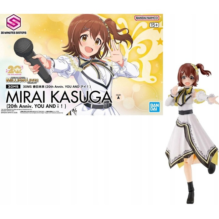 Фигурина Bandai 30MS Mirai Kasuga юбилейна многоцветна 20x15cm