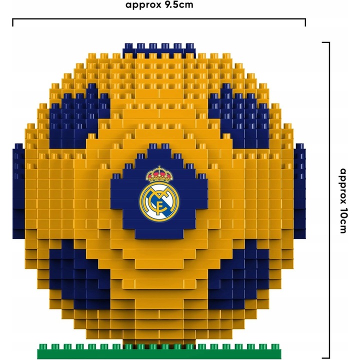 Set de constructie Foco Real Madrid fotbal aurii
