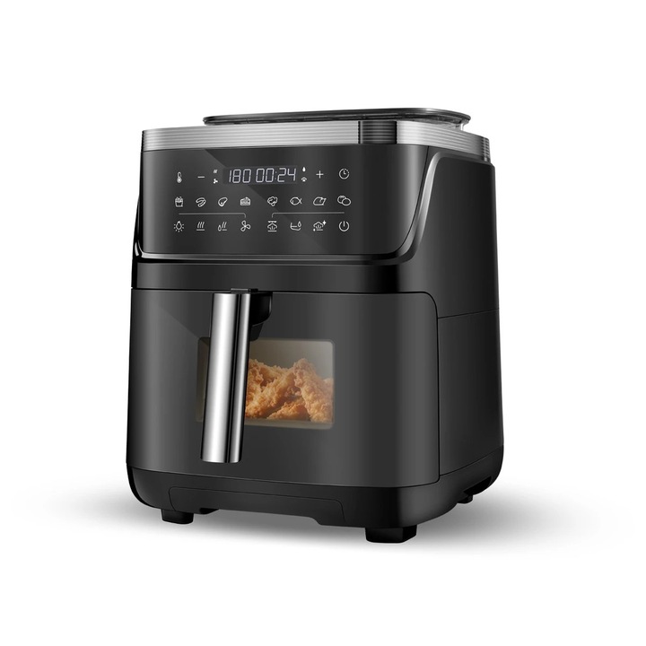 Friteuza cu aer cald Tescoma President multifunctionala 7L 31x40.7x39cm alba