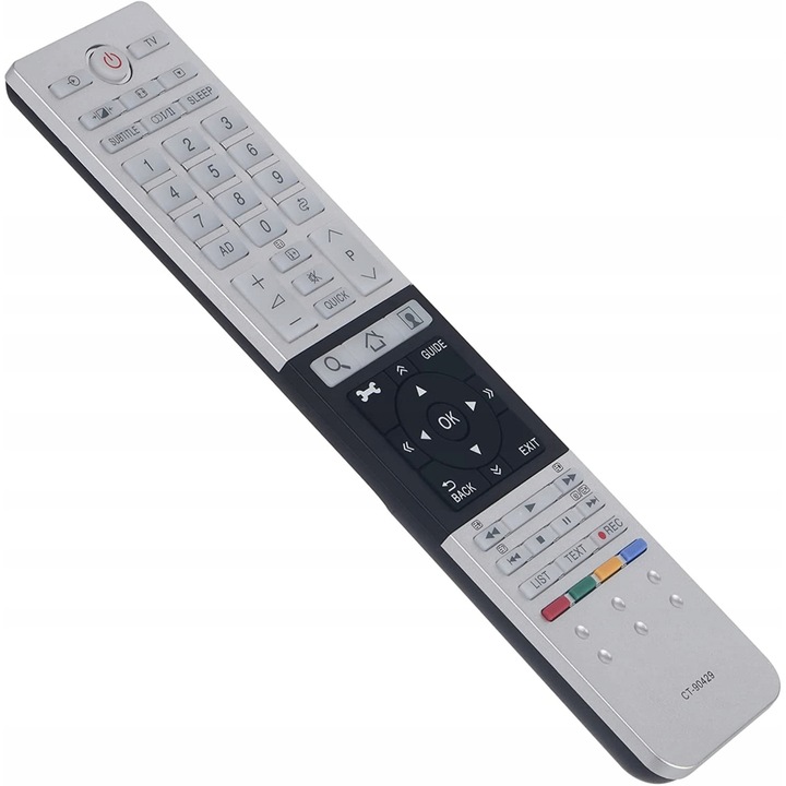 Telecomanda universala compatibila Toshiba, functii complete, negru