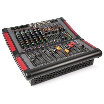 Mixer amplificat 8 x canale USB / Bluetooth 2x350W RMS Mixer amplificat 8 x canale USB / Bluetooth 2x350W RMS