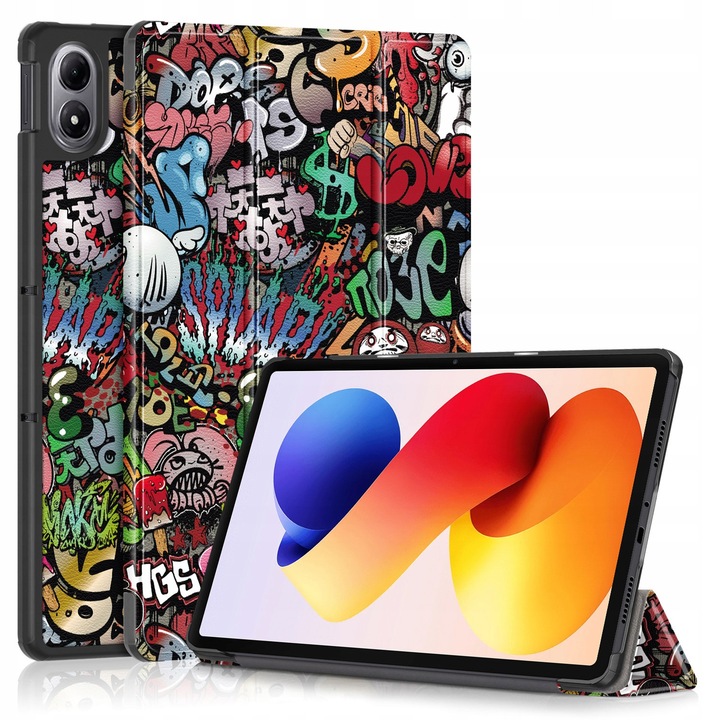 Husa tableta WulkanCenPL RedMi Pad 2 Pro 12.1", protectie, graffiti