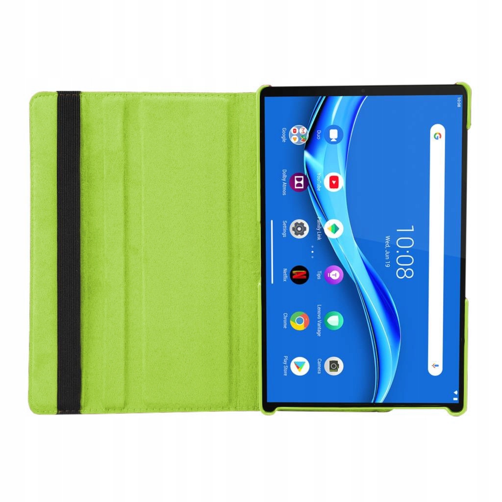 Husa rotativa 360° cu sticla protectie Lenovo Tab M10 10.1 HD 2nd Gen verde