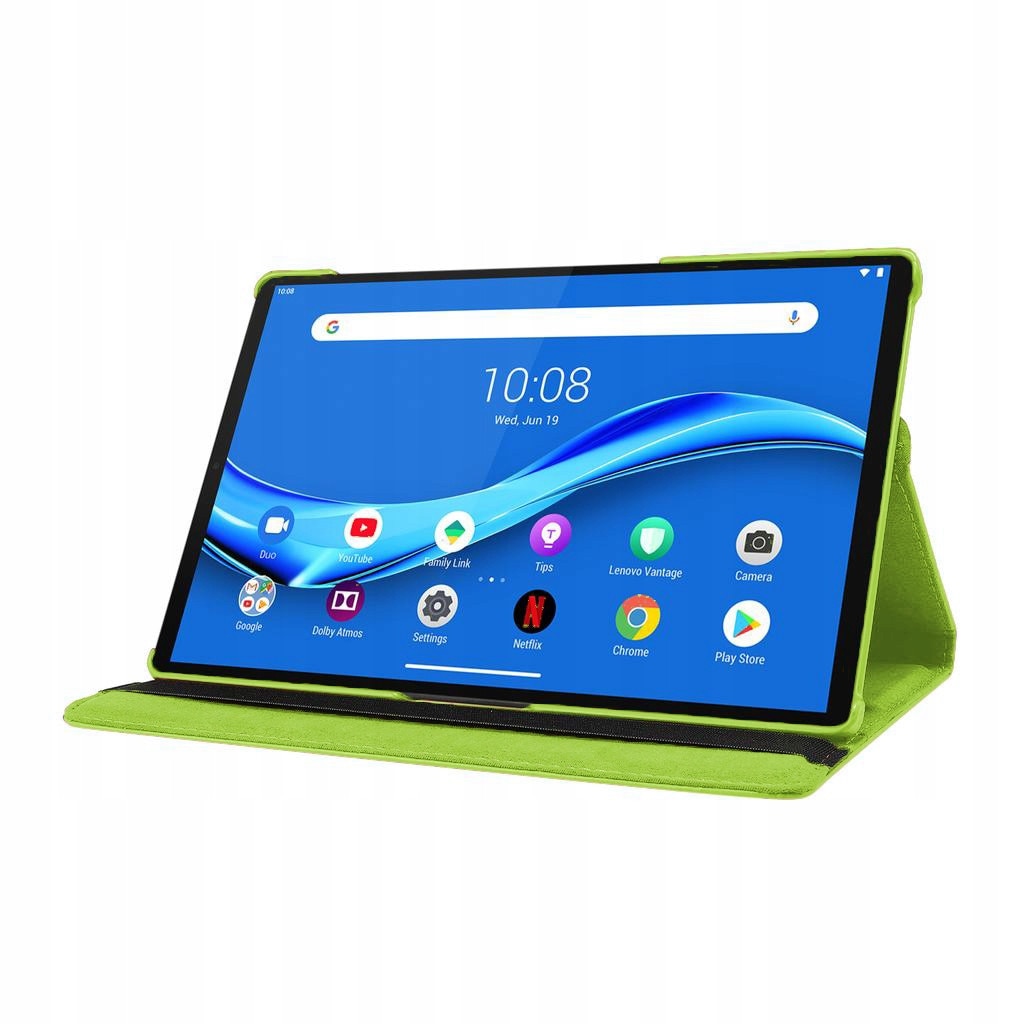 Husa rotativa 360° cu sticla protectie Lenovo Tab M10 10.1 HD 2nd Gen verde