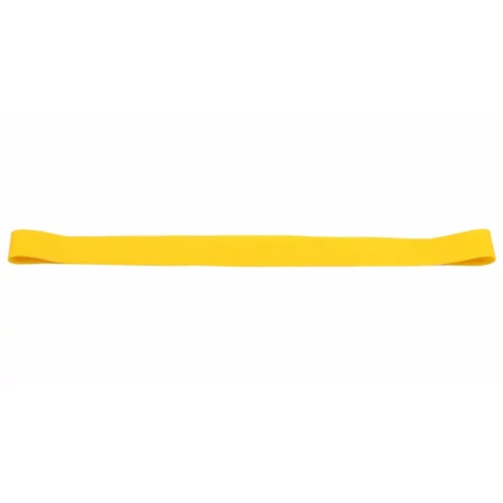 Fitness O Band edzőszalag 57x2 cm sárga