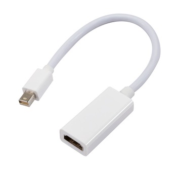 Adaptor Mini DisplayPort / Thunderbolt la HDMI pentru laptop, compatibil Apple Macbook, Lenovo, Surface Pro, full HD Adaptor Mini DisplayPort / Thunderbolt la HDMI pentru laptop, compatibil Apple Macbook, Lenovo, Surface Pro, full HD