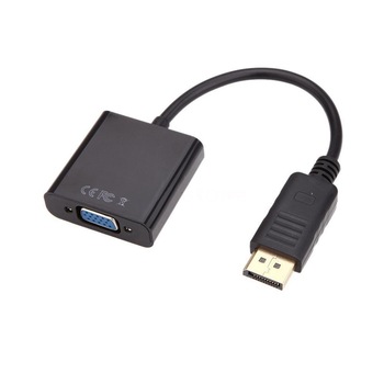 Adaptor DisplayPort DP la VGA pentru laptop / pc / placa video, full HD Adaptor DisplayPort DP la VGA pentru laptop / pc / placa video, full HD