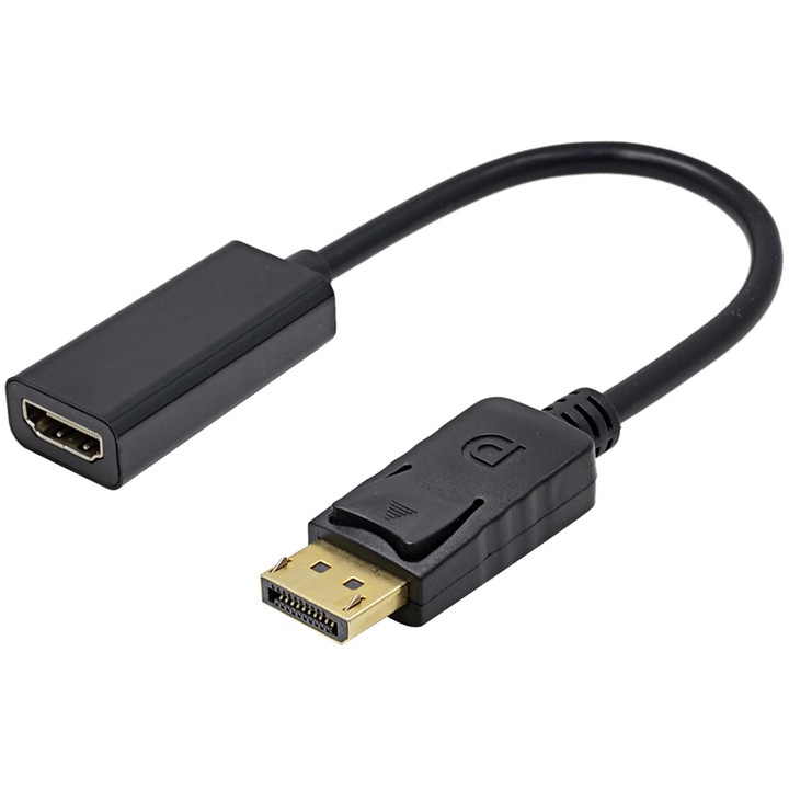 Преходник DisplayPort DP към HDMI за лаптоп / компютър / видео карта, full HD