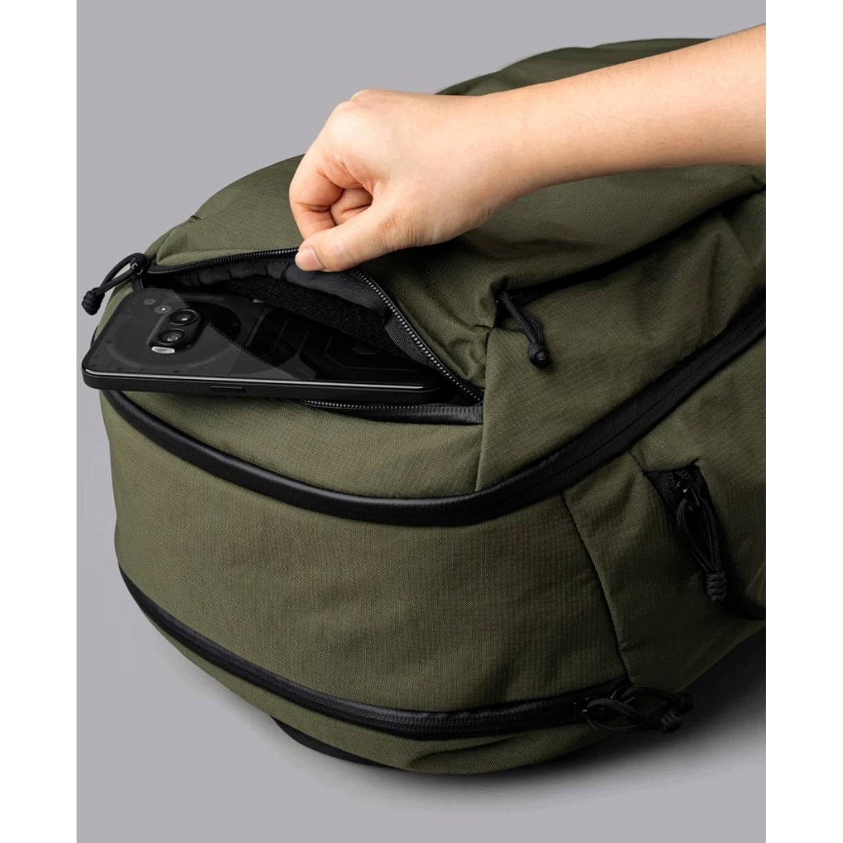 Rucsac laptop Alpaka Traverse 30 l verde 40x30x15cm