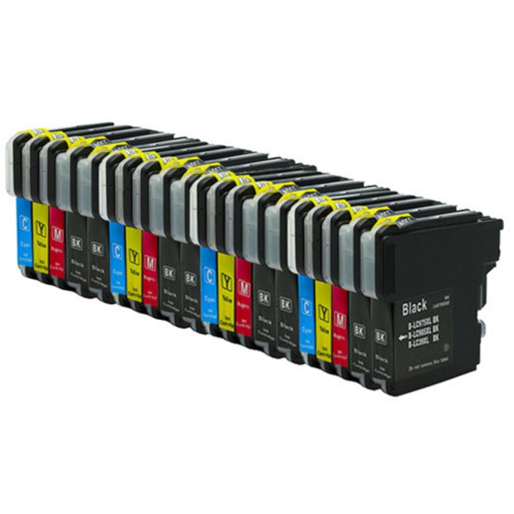 Maibang tintapatron készlet, 20 db, kompatibilis LC985XL, többszínű, 30ml/25ml