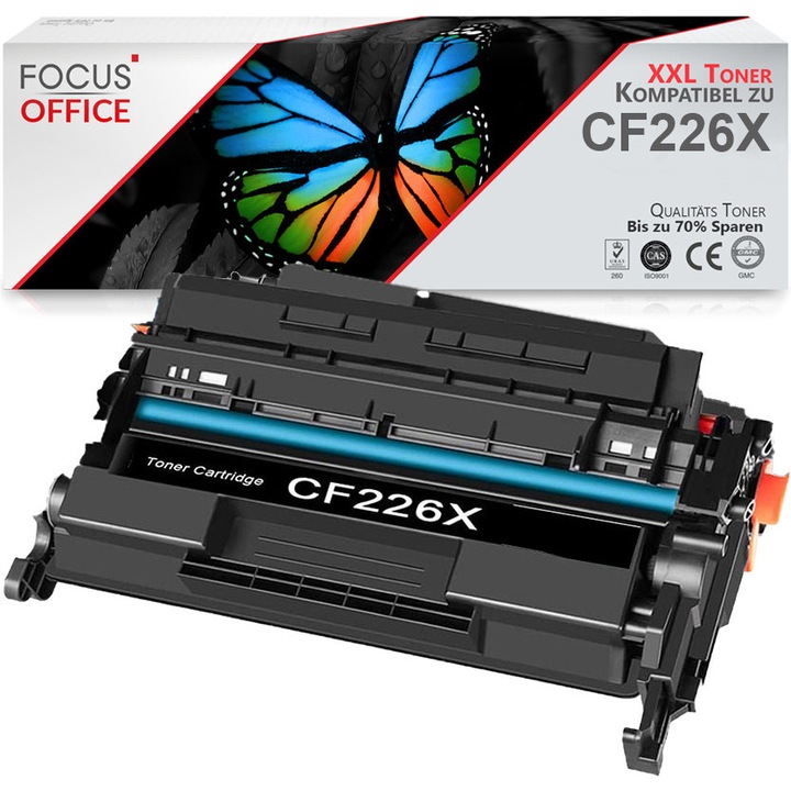 Toner Focus Office CF226X fekete 9000 oldal XL chippel