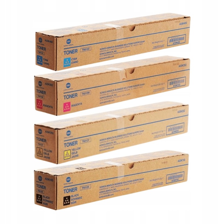 Konica Minolta TN512 CMYK toner készlet, 4 db