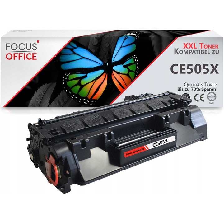 Toner lézer Focus Office CE505X fekete 7000 oldal XL