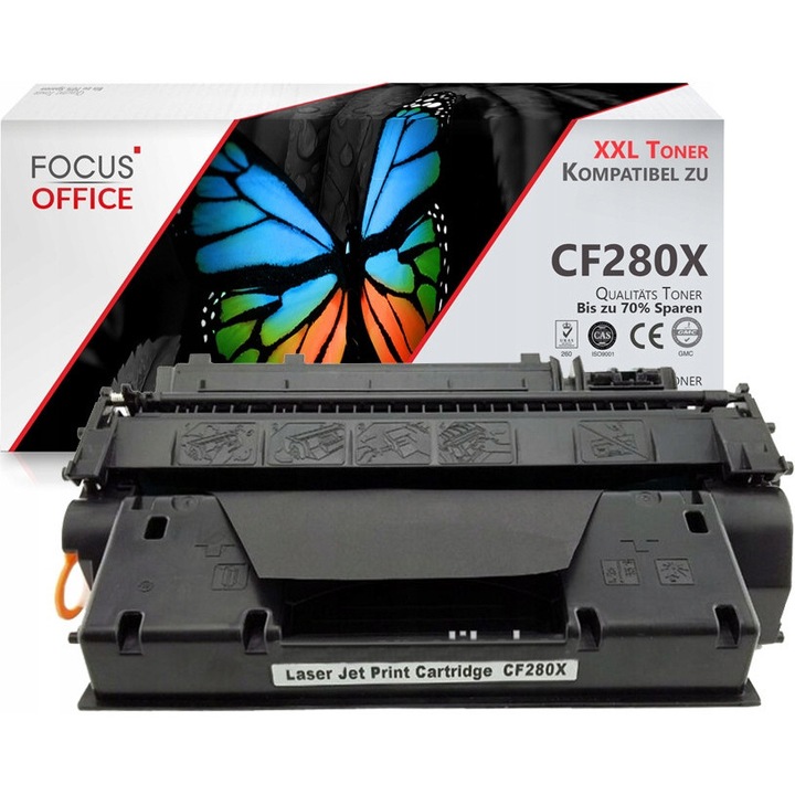 Toner Focus Office CF280X fekete prémium XL 7000 oldal