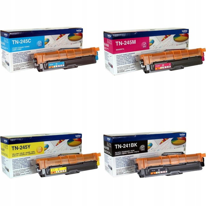 Brother TN241BK TN245 CMYK eredeti toner szett, 4 db
