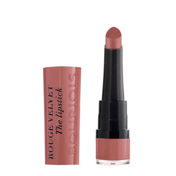 Ruj Bourjois Rouge Velvet The Lipstick 13 Violine Brown, 2.4 g