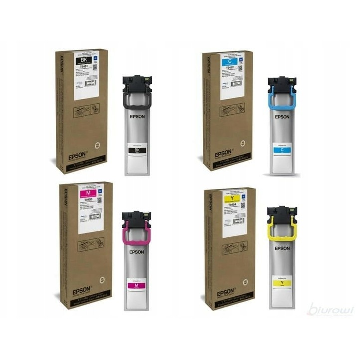 Epson T9451 T9452 T9453 T9454 XL tintapatron készlet, 4 szín, 5000 oldal/szín