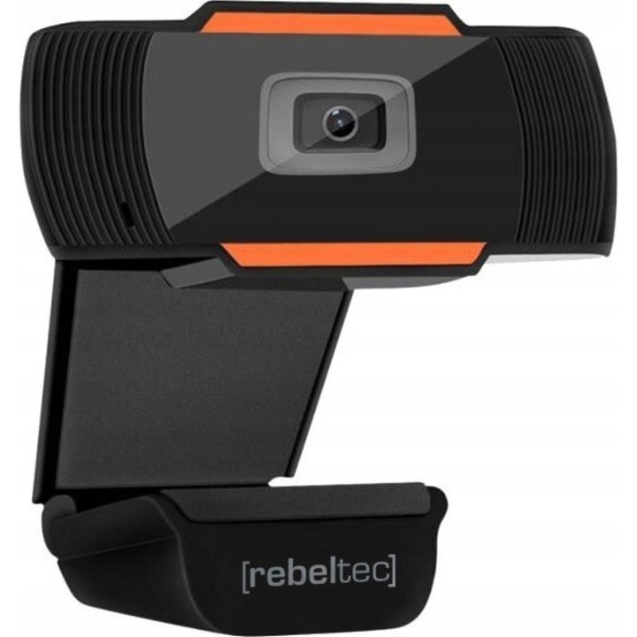 Уеб камера Rebeltec LIVE HD 720p с микрофон, черна, 1.5м USB