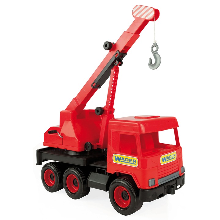 Masinute, Plastic, 38 cm, Rosu