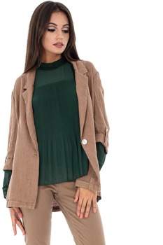 Sacou dama, ROH, bej, cu maneci ajustabile Sacou dama, ROH, bej, cu maneci ajustabile